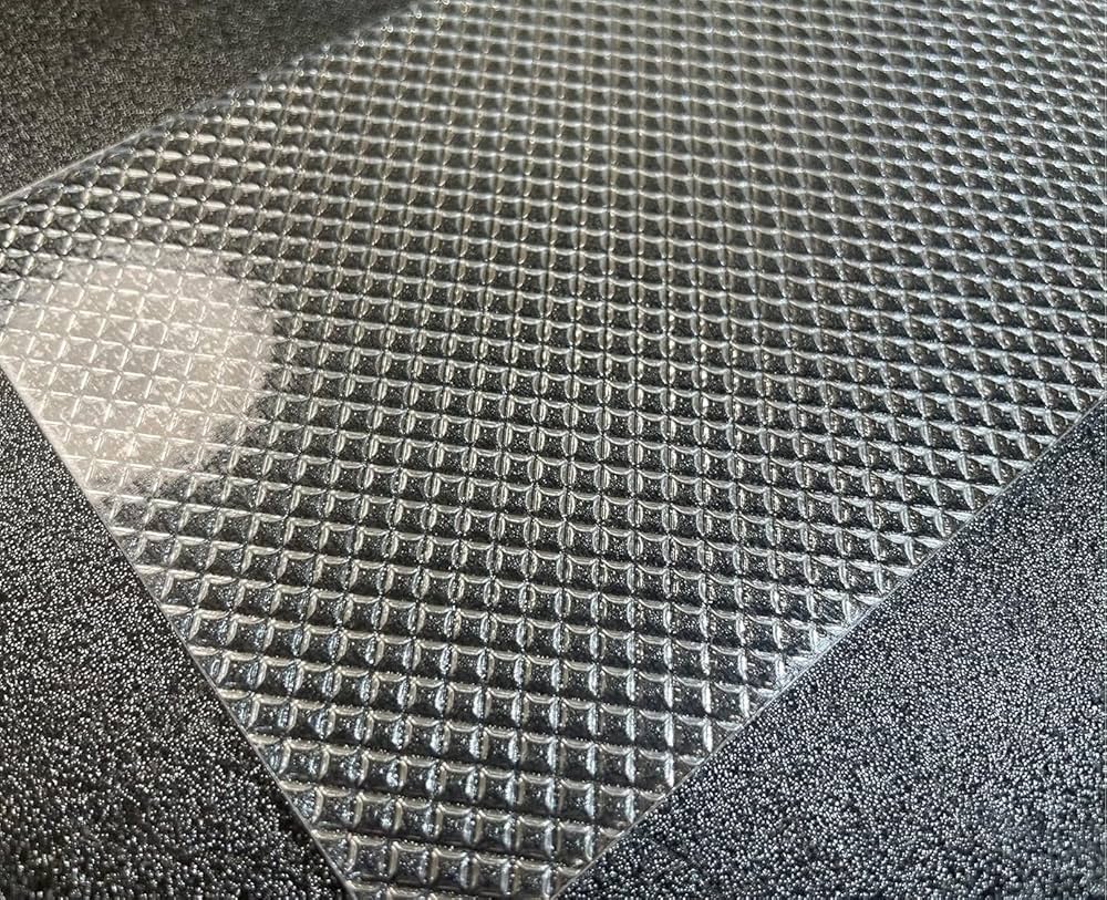 ステンレス菱抜アンドン　ダイヤカットプラ板 LEDテープ新品　半年使用 ステンレス菱抜アンドン ダイヤカットプラ板 LEDテープ新品 半年